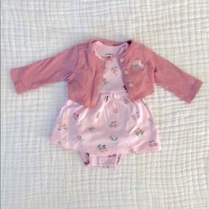 Carter’s NB floral dress set
